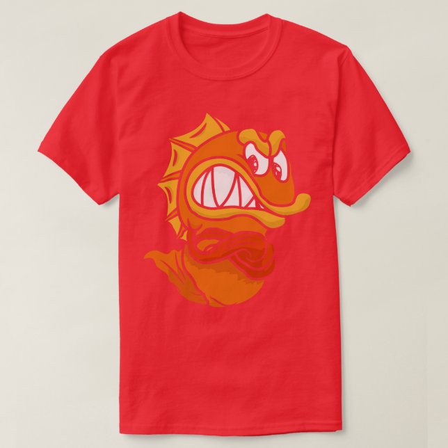 Camiseta Pescado furioso 1 (Diseño del anverso)