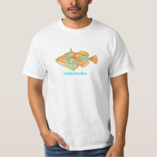 Camiseta Pescado hawaiano de PixDezines nakunuku