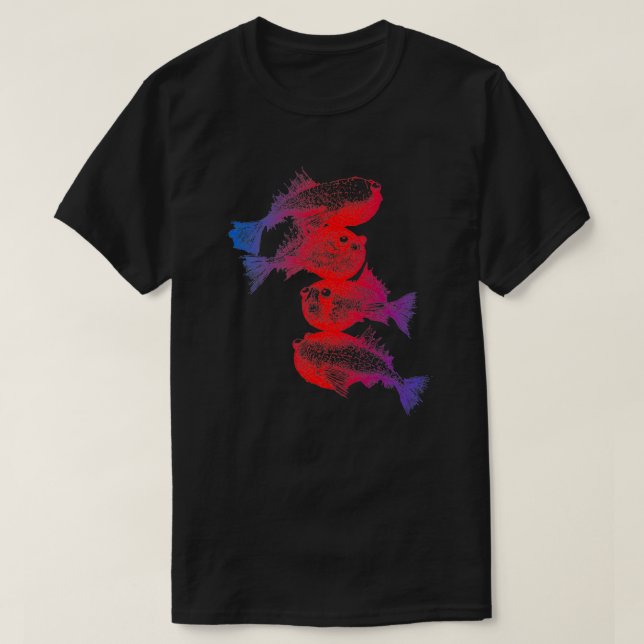 Camiseta Pescado infeliz (Diseño del anverso)