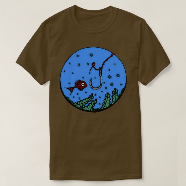 Camiseta Pescado inteligente (Diseño del anverso)