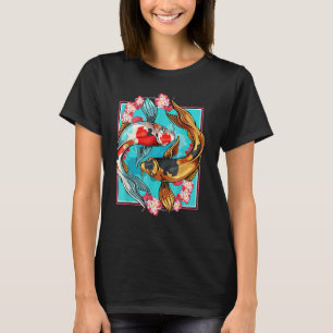 Camiseta Pescado japonés Koi Carp Nishikigoi Aesthetic Cher