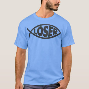 Camiseta Pescado Jesús de los años 90 del Slacker perdedor 