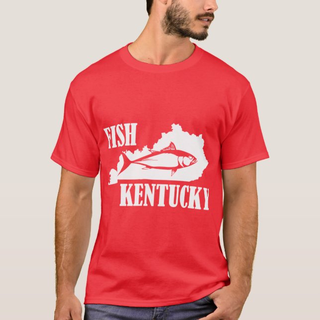 Camiseta Pescado Kentucky Producto de pesca divertida Appar (Anverso)