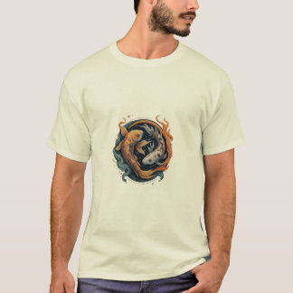 Camiseta Pescado koi japonés