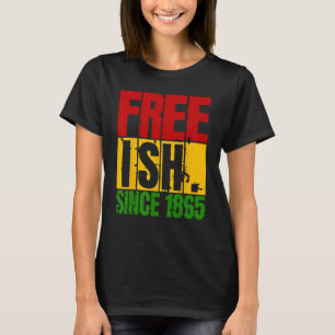Camiseta Pescado libre desde 1865 Día de la Bandera Orgullo