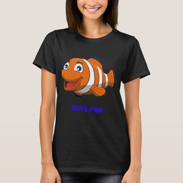 Camiseta pescado lindo #2 (Anverso)