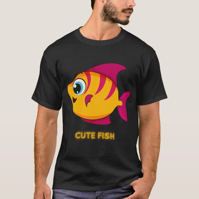 Camiseta pescado lindo #3 (Anverso)