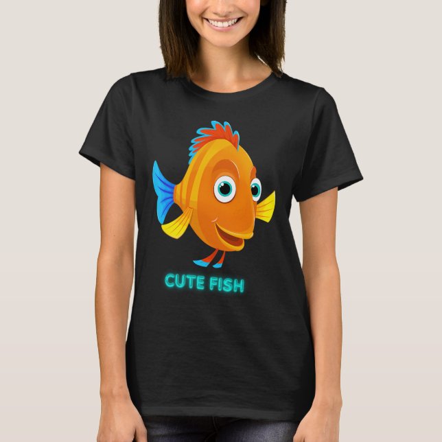 Camiseta pescado lindo #6 (Anverso)