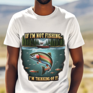 Camiseta Pescado majestuoso nadando en un sereno barco pesq