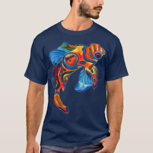 Camiseta Pescado mandarín Flauta de mandarín original acuát