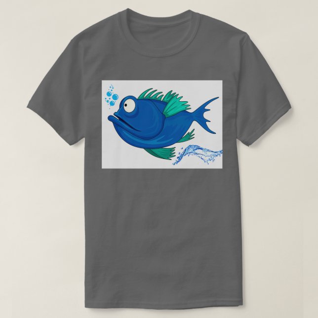 Camiseta Pescado marino (Diseño del anverso)