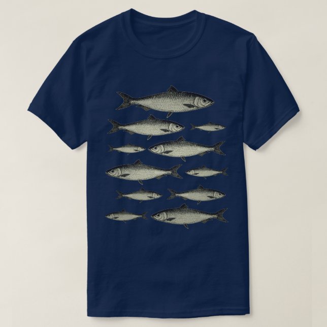 Camiseta Pescado marino (Diseño del anverso)