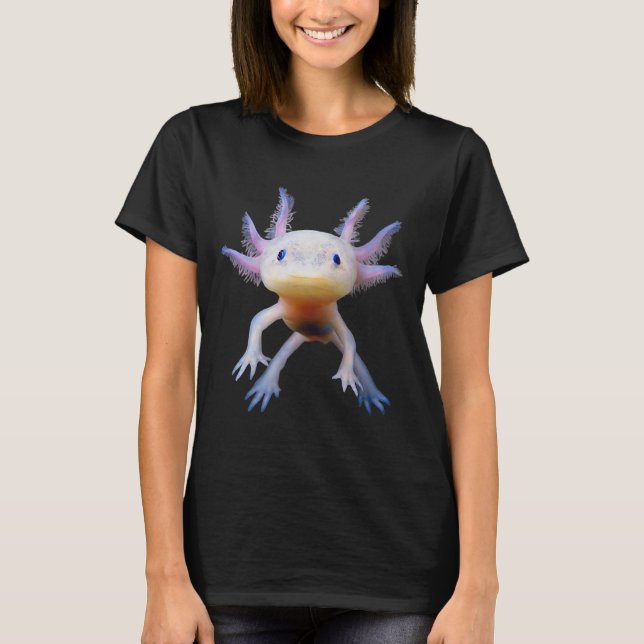 Camiseta Pescado mexicano Cute Amphibian Axolotl (Anverso)