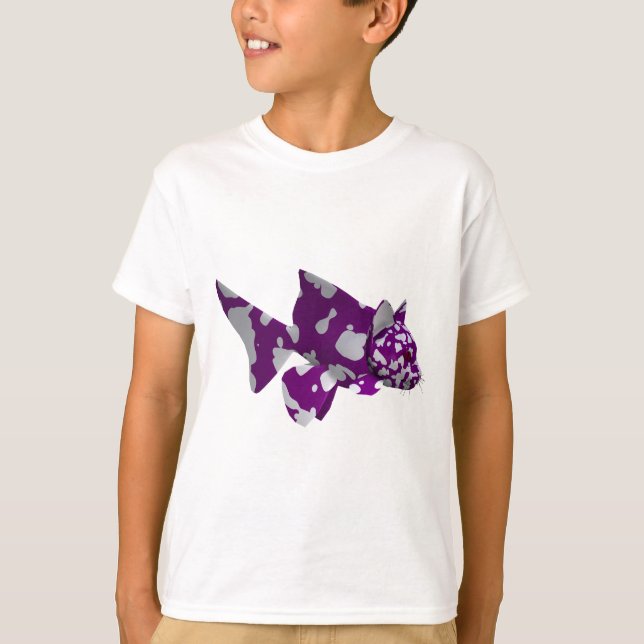 Camiseta Pescado morado (Anverso)