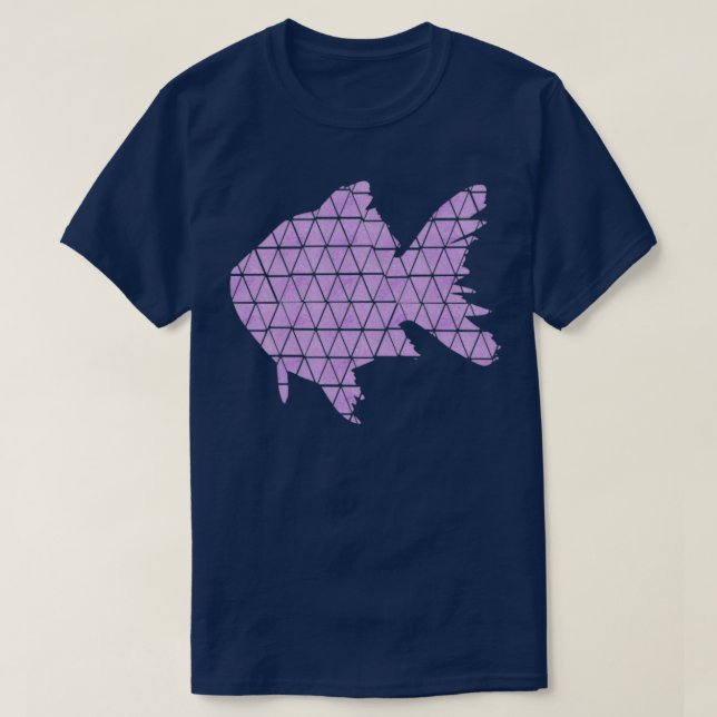 Camiseta Pescado morado ligero (Diseño del anverso)