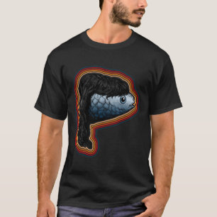 Camiseta Pescado Mullet Con Pesca Mullet Graciosa