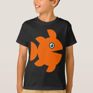 Camiseta Pescado - Naranja