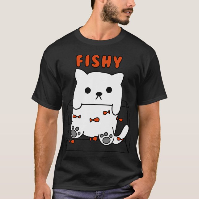 Camiseta pescado (naranja) (Anverso)