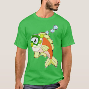 Camiseta Pescado Natación Snorkel