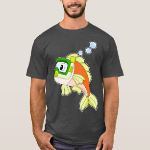 Camiseta Pescado Natación Snorkel