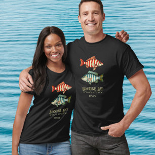 Camiseta Pescado náutico de Biscayne Bay Florida