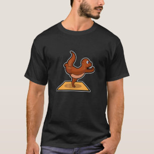 Camiseta Pescado Nutria Yoga Posturas Deporte Gimnasia Ohm