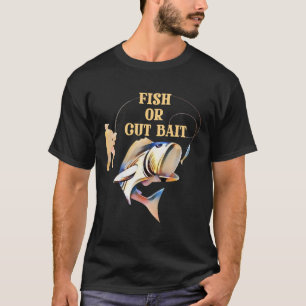 Camiseta Pescado O Caza Cortada