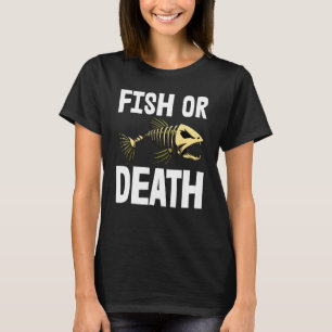 Camiseta Pescado O Muerte Tee Esqueleto Fish Bone Tees Shar