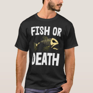 Camiseta Pescado O Muerte Tee Esqueleto Fish Bone Tees Shar