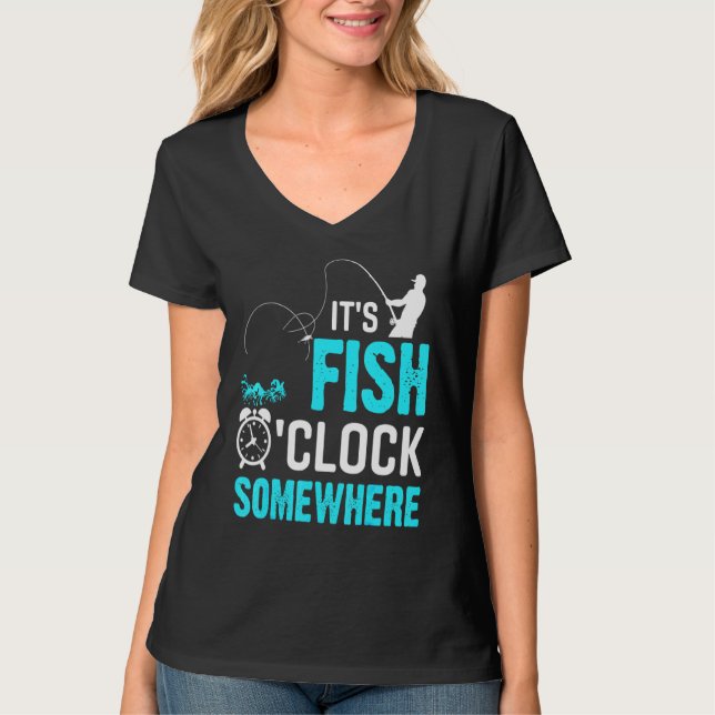 Camiseta Pescado Oclock Pescado Naturaleza al aire libre (Anverso)