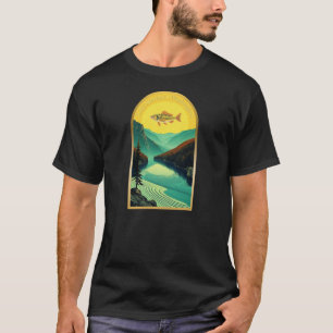 Camiseta Pescado paisajístico del lago Stevens Washington T