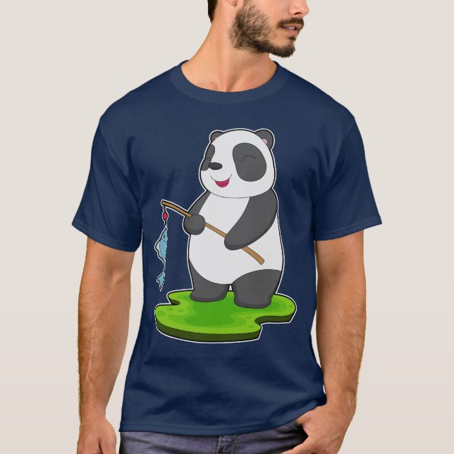Camiseta Pescado Panda Angler (Anverso)