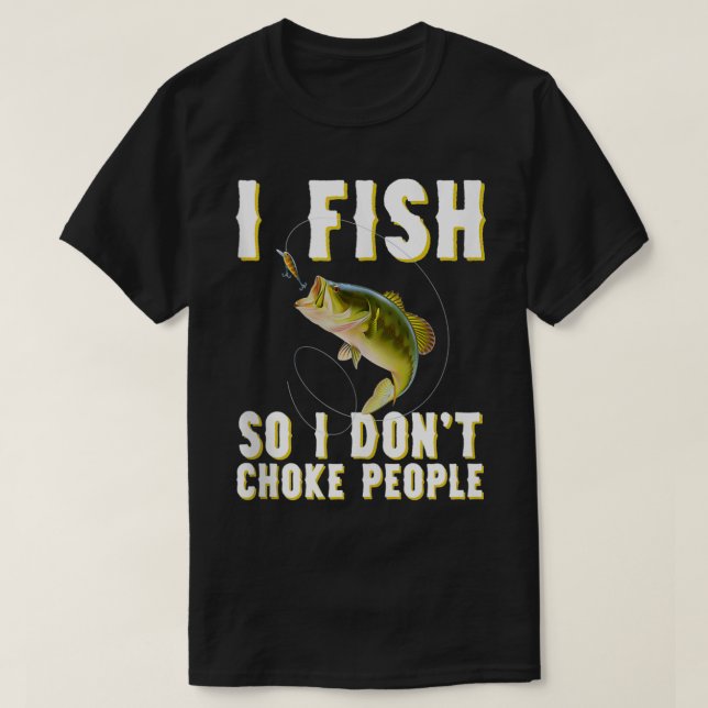 Camiseta Pescado para no asfixiar a la gente (Diseño del anverso)