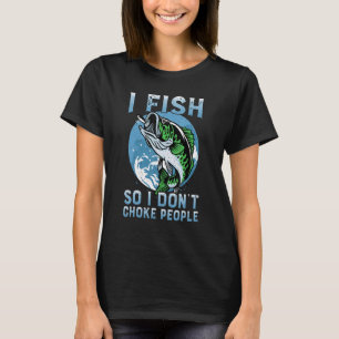 Camiseta Pescado para no asfixiar a la gente con peces de p