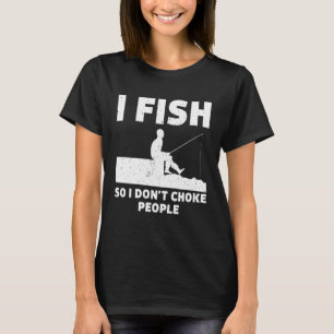 Camiseta Pescado para no asfixiar a la gente que pesca grac