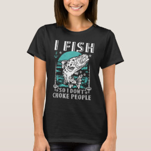 Camiseta Pescado para no asfixiar a la gente que pesca pesc