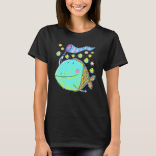 Camiseta Pescado Para Pescar Ocio Divertido Camping Aventur