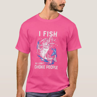 Camiseta Pescado Para Que No Aturbe A La Gente Pesca Gracio