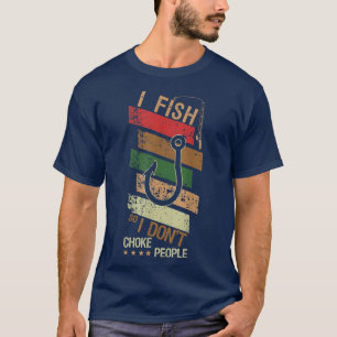 Camiseta Pescado Para Que No Aturbe A La Gente Retro La Pes