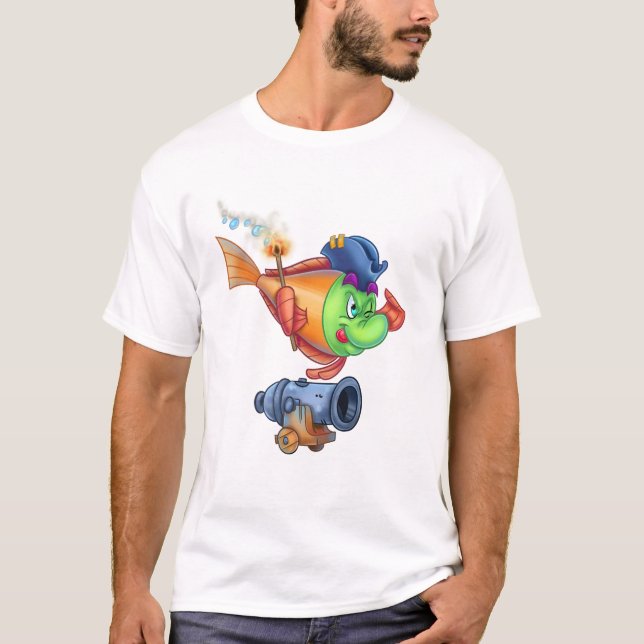 Camiseta Pescado personalizado FriendFish (Anverso)