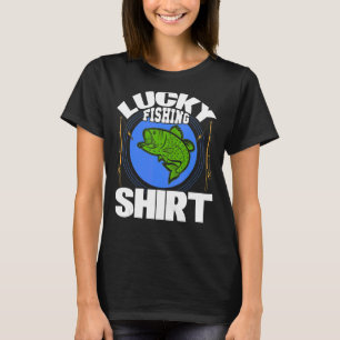 Camiseta Pescado pescador con suerte
