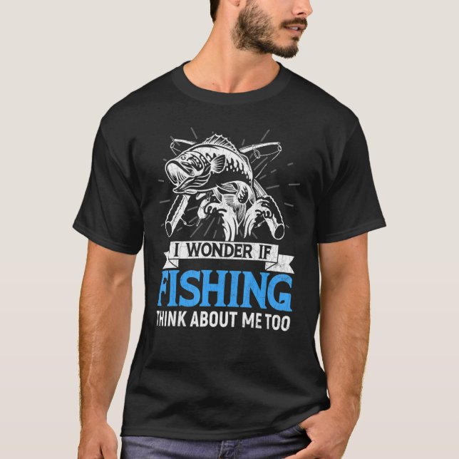 Camiseta Pescado Piensa En Mí Acuario Acuático (Anverso)