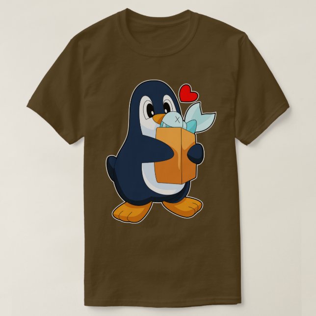 Camiseta Pescado pingüino (Diseño del anverso)