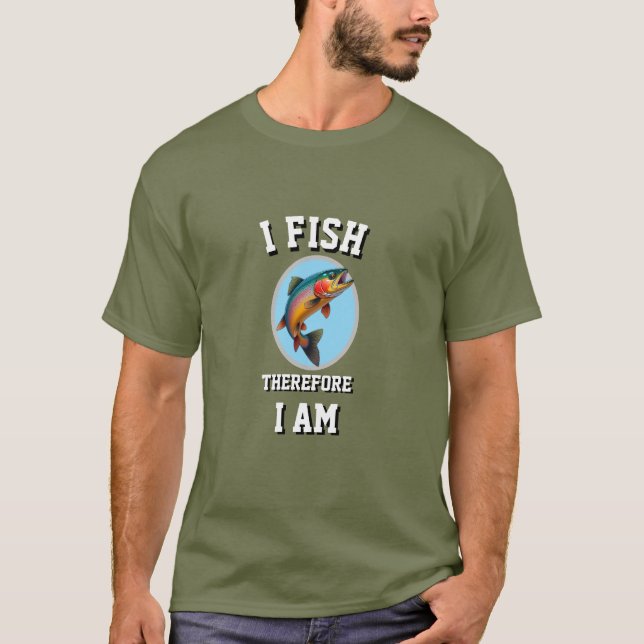 Camiseta PESCADO POR LO TANTO SOY Cita Inspiradora (Anverso)