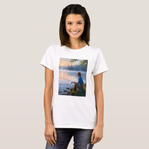 Camiseta Pescado... Porque Dios me dijo que podía... acampa
