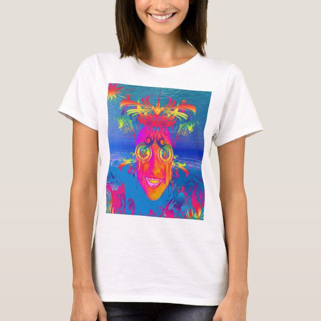 Camiseta Pescado psicodélico (Anverso)