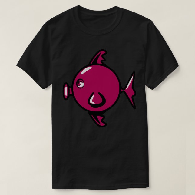 Camiseta Pescado Puffer 1 (Diseño del anverso)
