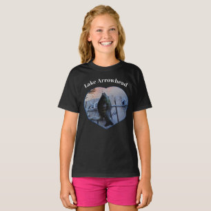 Camiseta Pescado púrpura de aleta azul foto Heart Lake Arro