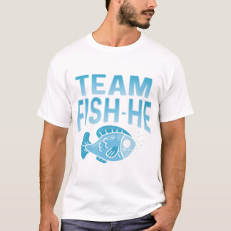 Camiseta Pescado Que Pescado O Pescado De Género Revelan Fi
