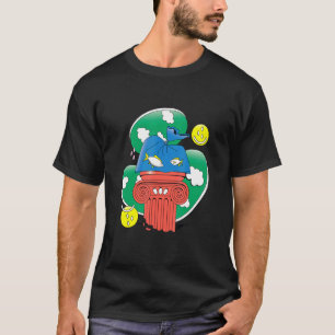 Camiseta Pescado Resumen En Diseño Plástico